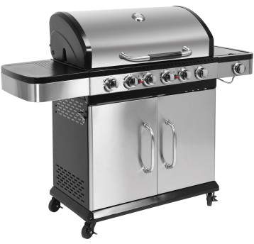 GRILL GAZOWY 6+1 STAL NIERDZEWNA 20,2KW