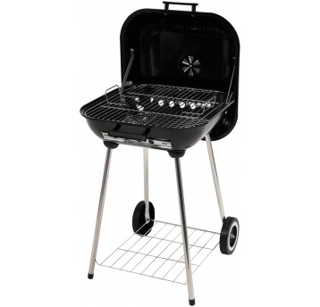 GRILL OGRODOWY Z POKRYWĄ, 40X45 CM