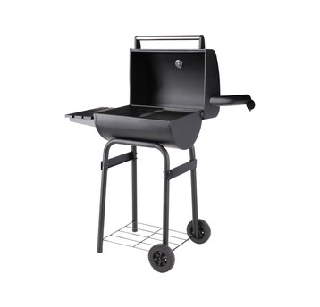 GRILL OGRODOWY Z POKRYWĄ, RUSZT 47 CM