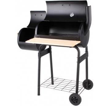 GRILL OGRODOWY Z WĘDZARNIĄ, RUSZT 60 CM