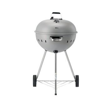 GRILL WĘGLOWY OKRĄGŁY 54CM SZARY