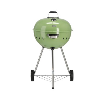 GRILL WĘGLOWY OKRĄGŁY 54CM ZIELONY