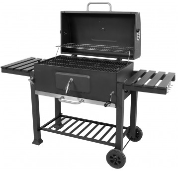 GRILL WĘGLOWY XXL ŻELIWN RUSZT 78X42.5CM