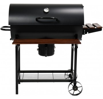 GRILL WĘGLOWY Z POKRYWĄ, RUSZT 71X34,5CM