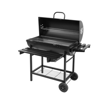GRILL WĘGLOWY Z POKRYWĄ, RUSZT 71X35CM