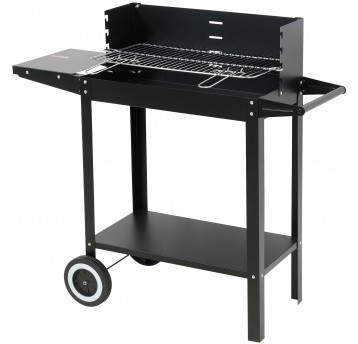 GRILL WĘGLOWY Z PÓŁKĄ RUSZT 48 X 26.5CM