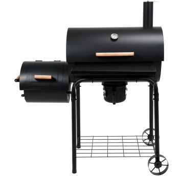 GRILL WĘGLOWY Z WĘDZARNIĄ XXL, 64X37