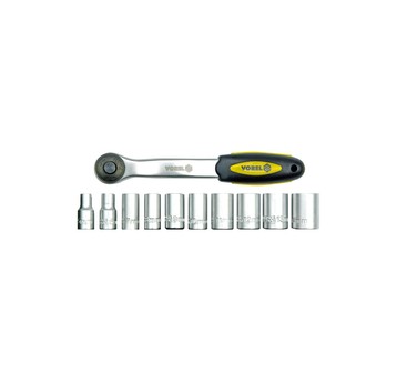 GRZECHOTKA 1/2" Z NASADKAMI CRV -11CZ