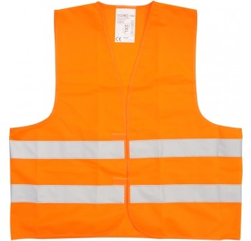 KAMIZELKA OSTRZEGAWCZA ORANGE R. 2XL