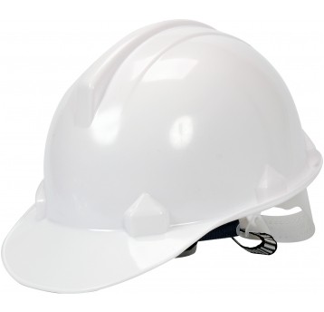 KASK OCHRONNY BIAŁY HDPE