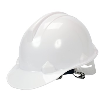 KASK OCHRONNY BIAŁY HDPE