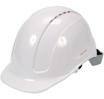 KASK OCHRONNY BIAŁY WYS. KOMF. ABS