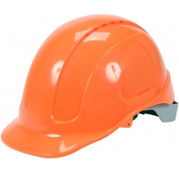 KASK OCHRONNY POMARAŃ. WYS. KOMF. ABS