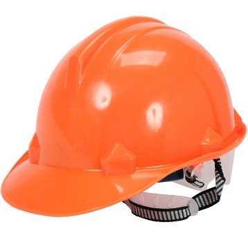 KASK OCHRONNY POMARAŃCZOWY HDPE