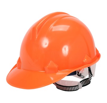 KASK OCHRONNY POMARAŃCZOWY HDPE