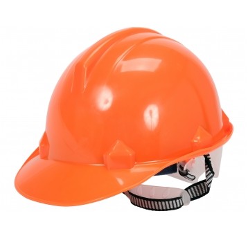 KASK OCHRONNY POMARAŃCZOWY HDPE
