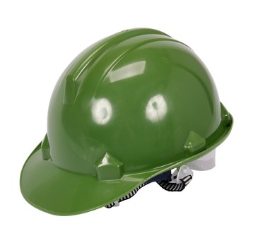 KASK OCHRONNY ZIELONY HDPE