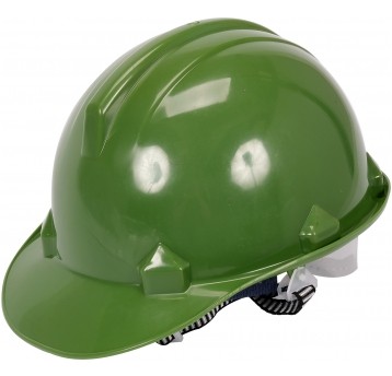 KASK OCHRONNY ZIELONY HDPE