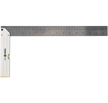 KĄTOWNIK METALOWY 400 MM ZE STOPKĄ I LIB