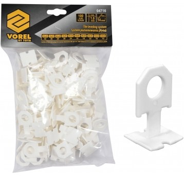 KLIPSY DO POZIOMOWANIA 1MM 100SZT