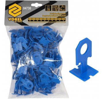 KLIPSY DO POZIOMOWANIA 2MM 100SZT