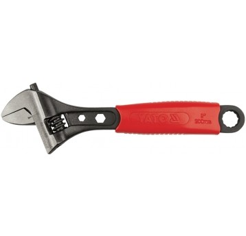 KLUCZ NASTAWNY 150MM Cr-V PLAST. RĄCZKA