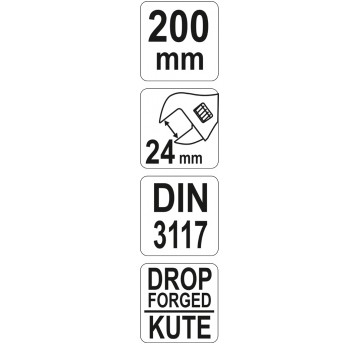 KLUCZ NASTAWNY 200MM