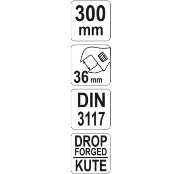 KLUCZ NASTAWNY 300MM
