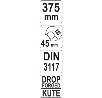 KLUCZ NASTAWNY 375MM