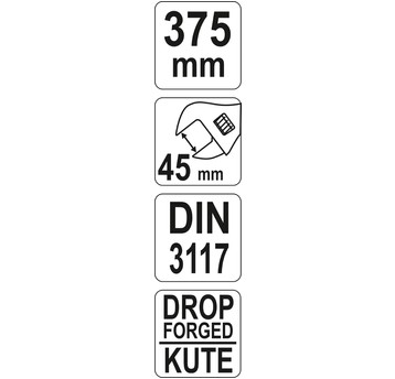 KLUCZ NASTAWNY 375MM