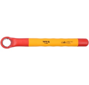 KLUCZ OCZKOWY ODGIĘTY IZOLOWANY 17MM VDE