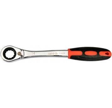 KLUCZ OCZKOWY ODGIĘTY Z GRZECHOTKĄ 14MM