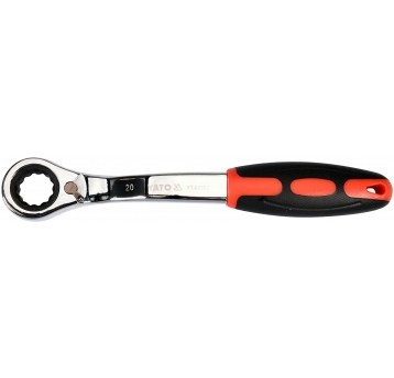 KLUCZ OCZKOWY ODGIĘTY Z GRZECHOTKĄ 20MM
