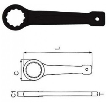 Klucz oczkowy udarowy 36mm