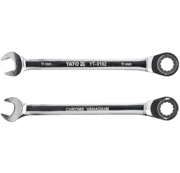 KLUCZ PŁASKO-OCZKOWY Z GRZECHOTKĄ 11MM