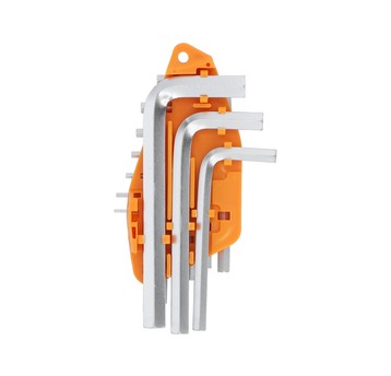KLUCZE HEX 10CZ. 1,5-10MM Cr-V