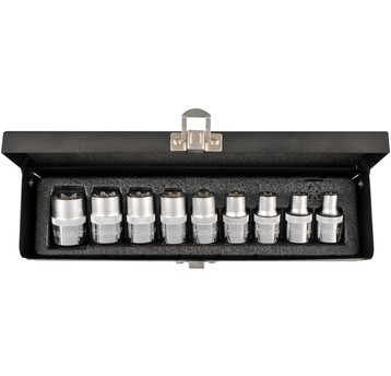 KLUCZE NASADOWE TORX Cr-V E10-E24 9CZ.