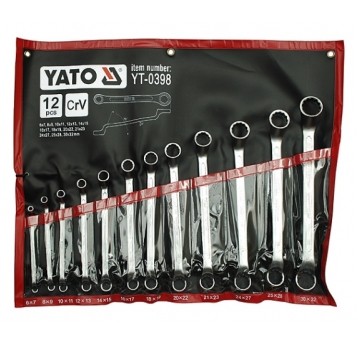 KLUCZE OCZK-ODGIĘTE 6-32MM 12 SZT