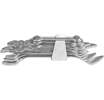 KLUCZE PŁASKIE 10SZT.6-32MM CLIP