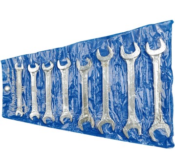 KLUCZE PŁASKIE 8SZT.6-22MM ETUI