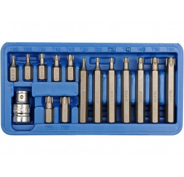 KLUCZE SPECJALNE TORX T20-T55 15CZ.