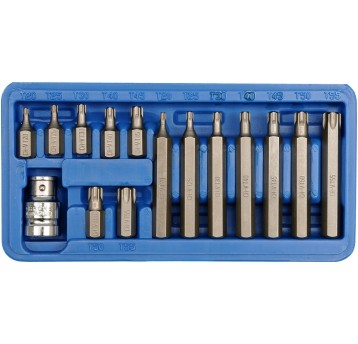KLUCZE SPECJALNE TORX T20-T55 15CZ.