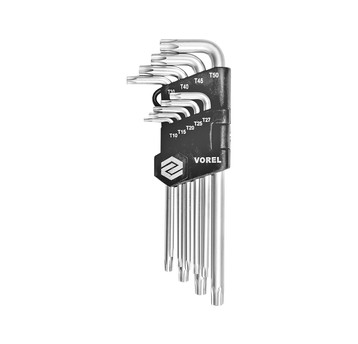 KLUCZE TORX SECURITY 9CZ. T10-T50 Cr-V
