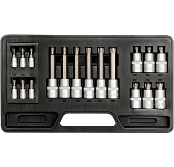 KLUCZE TRZPIENIOWE 18CZ. TORX T10-T60mm