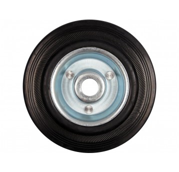 KÓŁKO ŁOŻYSKOWANE CZARNA GUMA 125MM