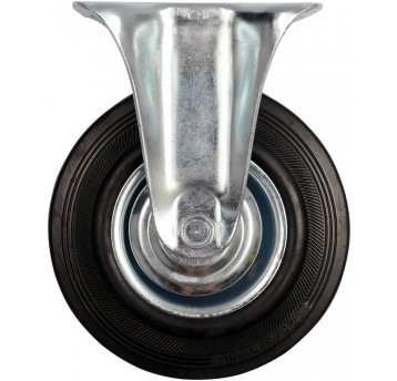 KÓŁKO STAŁE Z CZARNĄ GUMĄ 160MM