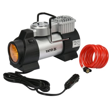 KOMPRESOR SAMOCHODOWY Z LAMPĄ LED 180W