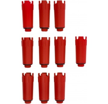 KORKI HYDRAULICZNE 1/2" CZERWONE 10SZT