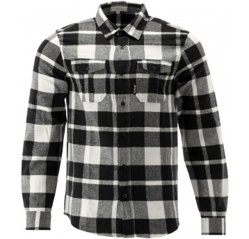 KOSZULA FLANELOWA BIAŁA R. S