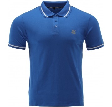 KOSZULKA POLO SOFT NIEBIESKA R. S